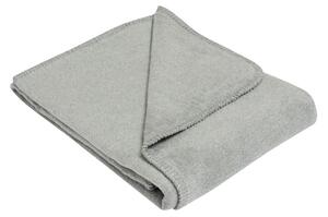 NEW BABY Dětská bavlněná deka šedá Bavlna 75x100 cm