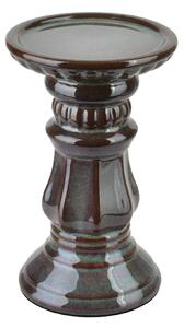 Mondex Keramický svícen Yarine 16,5 cm fialový/zelený