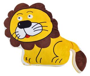 Jahu 3D zvířátko lev jednostranný dekorační polštář