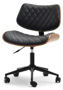 Židle Brunko (ořech černý + chromová). Akce -10%