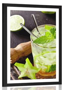 Plakát s paspartou lahodné Mojito