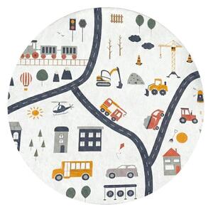 Pratelný dětský hrací koberec ø120 cm World Around Me – Mila Home