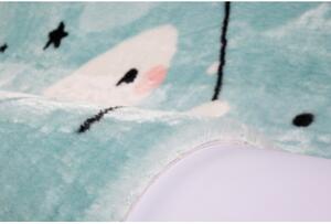 Obsession koberce Dětský kusový koberec Lollipop 181 Bunny Modrá - 90x130 cm