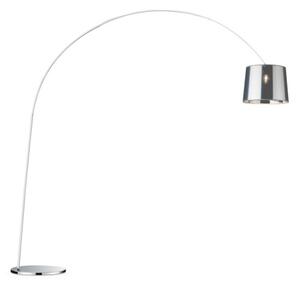 Ideal Lux Stojací lampa DORSALE Barva stínidla: chrom, Barva podstavce: černá
