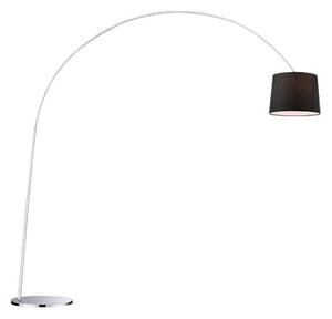 Ideal Lux Stojací lampa DORSALE Barva stínidla: černá, Barva podstavce: chrom