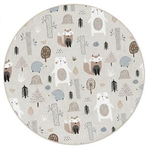 Pratelný dětský koberec ø150 cm Forest Friends – Mila Home