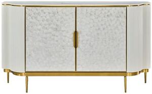 LivinHill Komoda Stilig ST906C 150 cm krémová/zlatá