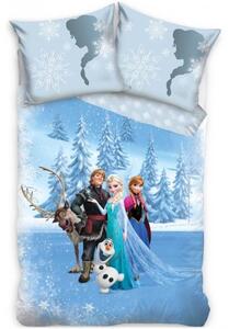 Ložní povlečení Ledové království - Frozen - motiv Skutečné přátelství - 100% bavlna - 70 x 90 cm + 140 x 200 cm