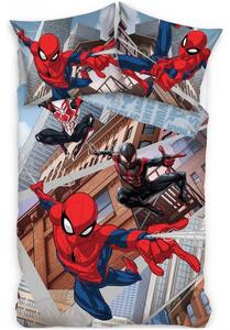 Ložní povlečení Spiderman - motiv Napříč paralelními světy - 100% bavlna - 70 x 90 cm + 140 x 200 cm