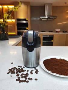 Mlýnek na kávu, koření a ořechy Royalty Line RL-CGE200.4 / 200 W / černá / stříbrná