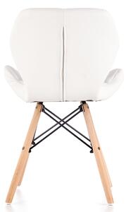 Jídelní židle SCK-281 buk/bílá