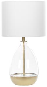 Stolní lampa 63 cm bílá / zlatá OKARI