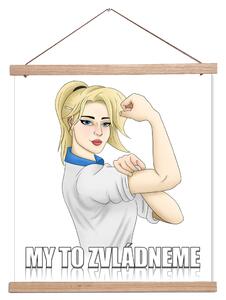 Magnetické lišty na plakáty - přírodní dub Barva lišty: přírodní dub, Délka lišty: 41cm