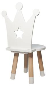 Dětská dřevěná židle KORUNKA