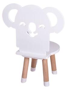 Dětská židlička KOALA ze dřeva + jméno ZDARMA