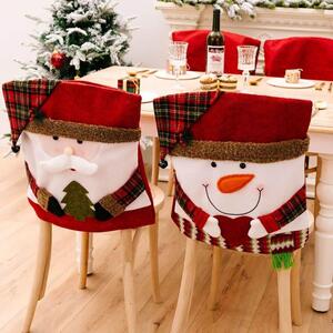 Vánoční potah na židli - Santa Claus