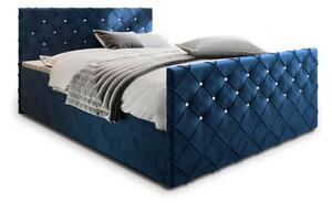 Čalouněná postel boxspring MINDY, 160x200, magic velvet 2216