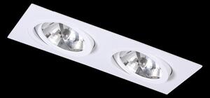 BPM Vestavné svítidlo Aluminio Blanco, bílá, 2x75W, 230V 4251GU