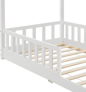 Dětská postel Marli 90 x 200 cm s lamelovým roštem, bílá