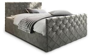 Čalouněná postel boxspring MANDI, 160x200, magic velvet 2217