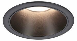 PAULMANN LED vestavné svítidlo 3-krokové-stmívatelné Cole Coin IP44 kruhové 88mm Coin 6W 230V 2700K černá
