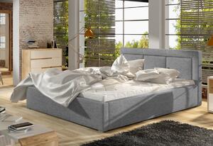 Čalouněná postel BELUNA, 200x200, matt velvet 68