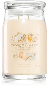 Yankee Candle Soft Wool & Amber vonná svíčka 567 g