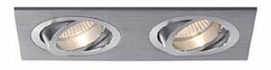 BPM Vestavné svítidlo Aluminio Plata, kartáčovaný hliník 2x50W, 12V 3012