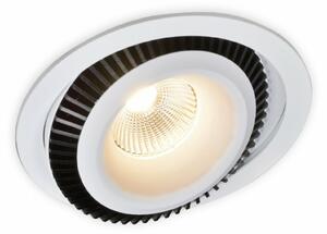 BPM Zápustné svítidlo KOL LED černo bílé 60° 3000K 16,3W 1700lm 20026.BW.D60.3K