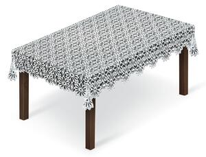 Žakárový ubrus NICKSON 150x100 cm bílá MyBestHome