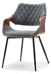 Židle Rolf K (šedá + černá). Akce -10%