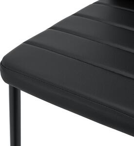 Jídelní židle Loja 2ks set - černá