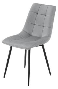 Jídelní židle Blanca 2ks set - světle šedá