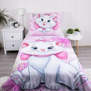 Jerry Fabrics Povlečení Marie Cat Pink 03 140x200, 70x90 cm