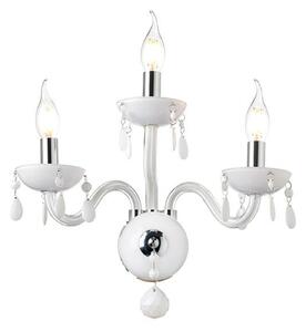ACA Lighting Crystal nástěnné svítidlo BLK82043WWC