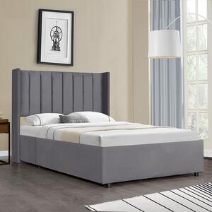 Čalouněná postel Savona 120 x 200 cm - tmavě šedá