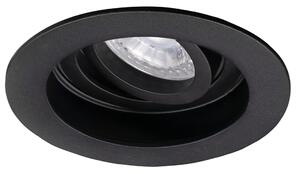 CENTURY KLAK ROUND XL vestavné nastavitelné svítidlo GU10 černá