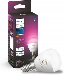 LED žárovka Philips Hue E14 5,1W = 40W RGB SMART White and Color Ambiance