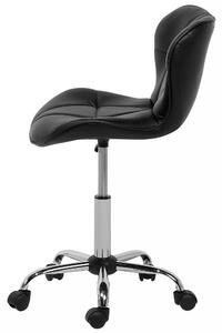 Kancelářská židle eko kůže černá VALETTA