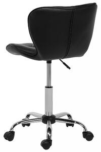 Kancelářská židle eko kůže černá VALETTA