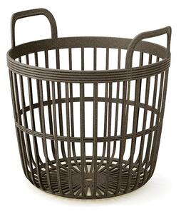 Prosperplast Koš s uchy Zania III kávový, varianta 36,4 cm