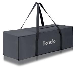 Lionelo - Cestovní postýlka LAURA Grey Concrete