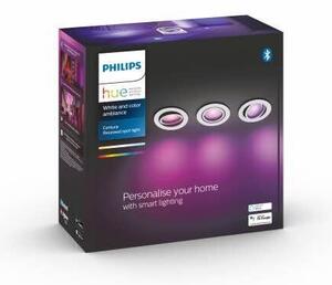 HUE WACA Centura zápustné LED svítidlo 3x GU10 5,7W 350lm 2000-6500K RGB kulaté IP20 bílé