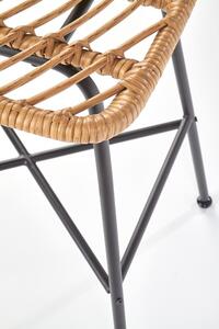 Halmar Barová ratanová židle H97, přírodní
