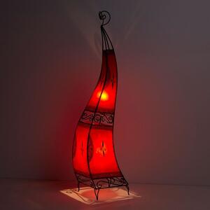 Orientální rohová lampa Ibis 150 cm červená