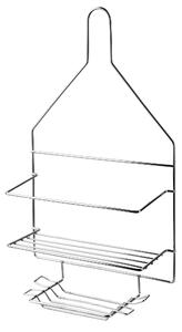 Bathlab Koupelnová polička CARL SILVER 23x41,5 cm stříbrná