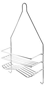 Bathlab Koupelnová polička CARL SILVER 25x45,5 cm stříbrná