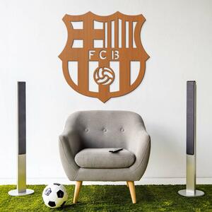 DUBLEZ | Dřevěné logo klubu - FC Barcelona