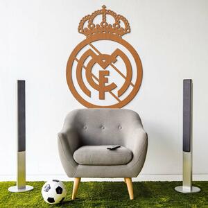 DUBLEZ | Dřevěná dekorace na zeď - FC Real Madrid