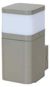 BRILAGI - Venkovní nást. lampa se zás. SCHUKO PILLAR 1xG9/11W/230V IP44 šedá